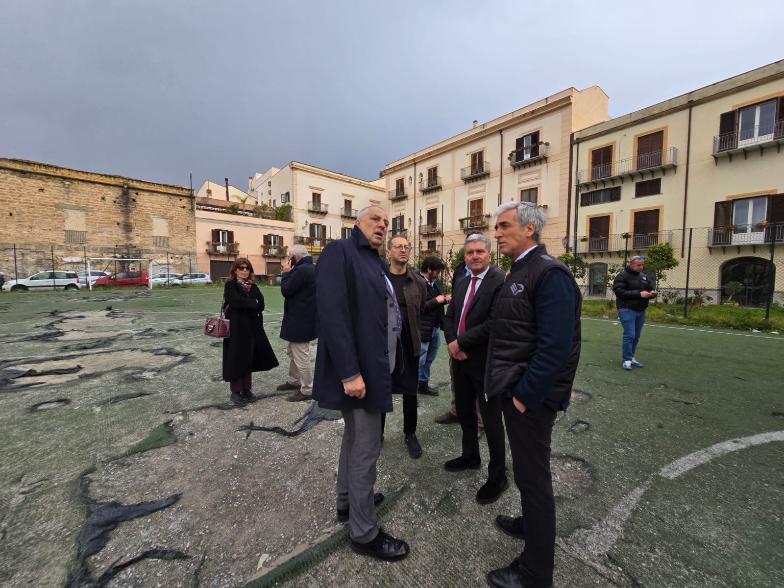 Palermo, al via la riqualificazione del campetto di piazza Magione